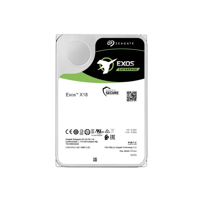 Seagate Exos X18 16TB 3.5 inch SATA SED 7200 rpm Hard Drive - GeeWiz