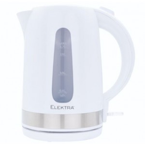 ELEKTRA - 1.7L PLASTIC KETTLE WHITE