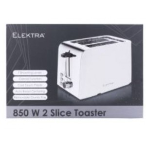 Elektra - 2 Slice Toaster White