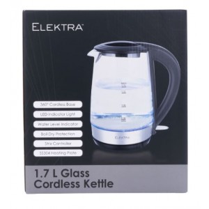 ELEKTRA - 1.7L GLASS KETTLE