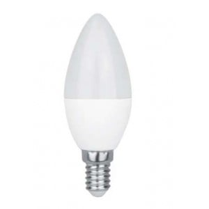 Switched 5W Candle LED Light Bulb E14 - Cool White