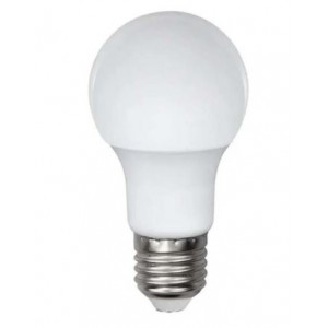 Switched 5W A60 Light Bulb E27- Cool White