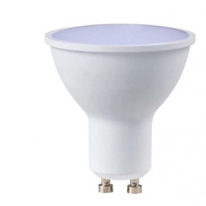 Switched 3W GU10 Rechargeable Fast Charge LED Light - Warm White