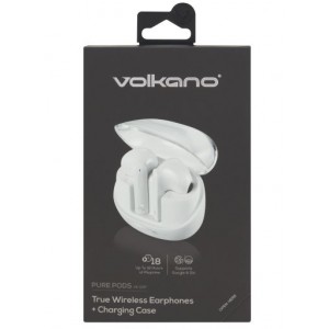 Volkano Pure Pods TWS Earphones  - White
