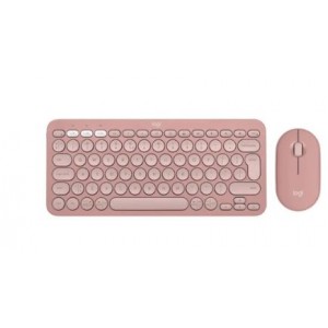 Logitech Pebble 2 Wireless Keyboard and Mouse Combo - Tonal Rose