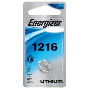 Energizer CR1216 3v Lithium Coin Battery Card 1