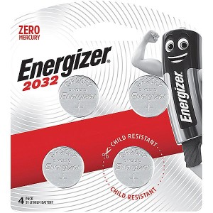 Energizer CR2032 3v Lithium Coin Battery Card 4