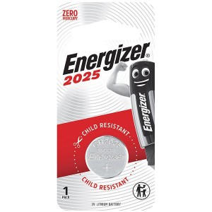 Energizer CR2025 3v Lithium Coin Battery Card 1