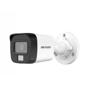 Hikvision 2MP Smart Hybrid Light Audio Fixed Mini Bullet Camera - 2.8mm