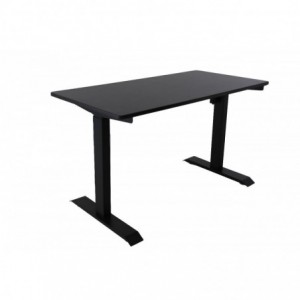 Height Adjustable Office Desk - Wood Top