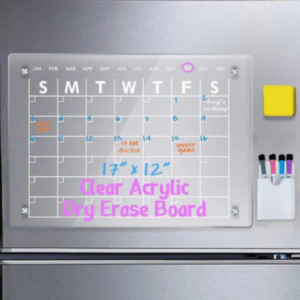 Magnetic Crystal Weekly Planner Board