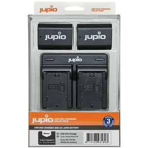 Jupio Value Pack x2 Battery for Sony NP-FZ100 + USB Duo Charger