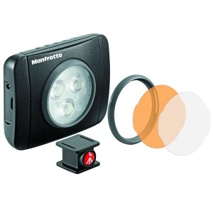 Manfrotto MLUMIEPL-BK Lumimuse 3 (Play) LED Light with Accessories