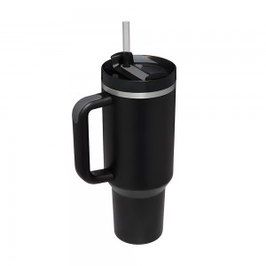 Stainless Steel Tumbler - for Coffee- Smoothies &amp; More / 1200ml (Vacuum Insulated- Lid &amp; Straw)