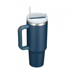 Stainless Steel Tumbler - for Coffee- Smoothies &amp; More / 1200ml (Vacuum Insulated- Lid &amp; Straw)