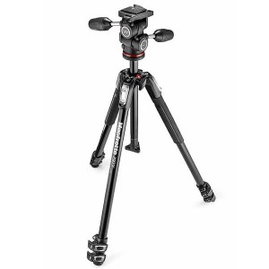 Manfrotto MK190X3-3W1 190X Alu 3-Section Kit with MH804-3W 3-Way Head