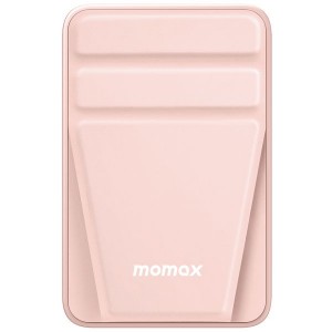 Momax Q.Mag Power 15 Magnetic Wireless Battery Pack with Stand - 10000mAh - Pink