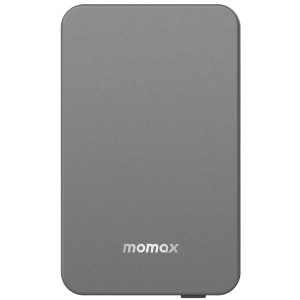 Momax Q.Mag Power 6 Magnetic Wireless Battery Pack - 5000mAh - Space Grey