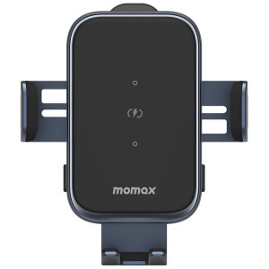 Momax Q.Mount Smart 6 15W Dual Coil Wireless Charging Car Mount - Space Grey