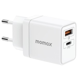 Momax OnePlug 25W 2-Port Mini Wall Charger - White