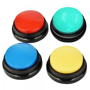 Dog Training Buttons - train your dog with fun talking buttons (4 Pack)