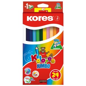 Kores Kolores Jumbo 24 Colouring Pencils