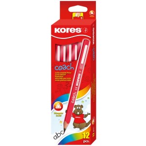 Kores Coach Jumbo Full Length HB Pencil 12s