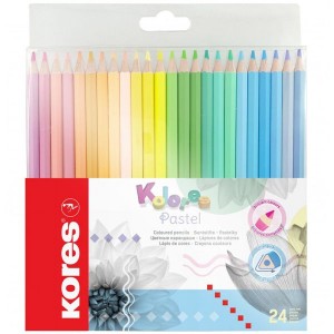 Kores Kolores Pastel 24 Colouring Pencils