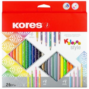 Kores Kolores Style 26 Colouring Pencils