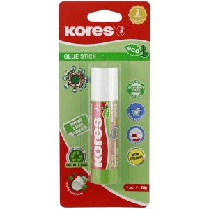 Kores Eco Glue Stick 20g Blister Pack