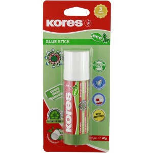 Kores Eco Glue Stick 40g Blister Pack