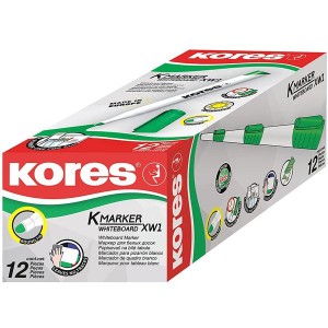 Kores Whiteboard K-Marker - Green - Box of 12
