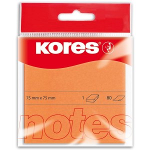Kores Neon Orange Notes 75 x 75mm