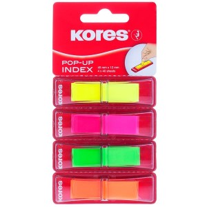 Kores Pop Up Film Index Strips 4 Colours