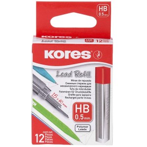Kores Lead Refills HB 0.5mm in Dispenser 12s
