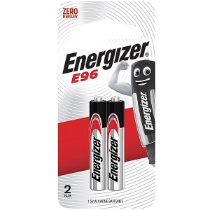 Energizer E96BP2 1.5v Alkaline AAAA Battery Card 2