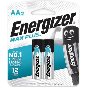 Energizer EP91BP2 1.5v MAX PLUS Alkaline AA Battery Card 2