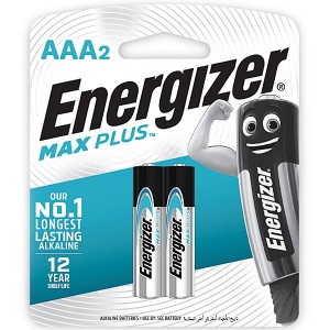 Energizer EP92BP2 1.5v MAX PLUS Alkaline AAA Battery Card 2
