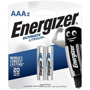 Energizer XL92BP2 1.5v Lithium AAA Battery Card 2