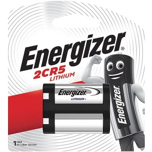 Energizer 2CR5 6v Photo Lithium Battery Card 1