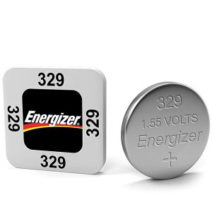 Energizer 329 Silver Oxide Watch Battery Box 10