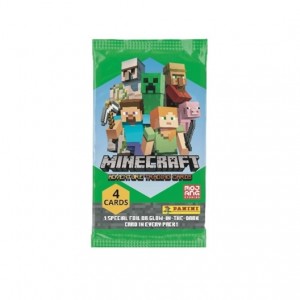 Panini Minecraft Trading Cards Booster Pack (4 Cards)