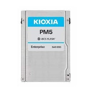 3.84TB Kioxia Enterprise PM5-R Seriex- 12Gbps- SAS- RI- TLC- 2.5"- SSD