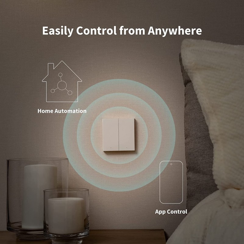 Aqara Smart Wall Switch H1 - with Neutral / Double Rocker - GeeWiz