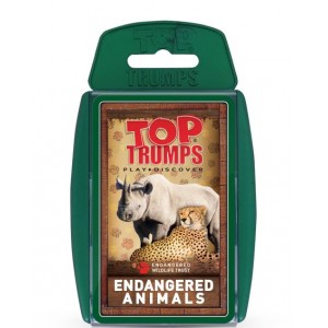 Top Trumps Endangered wildlife Card Game - 6 Pack