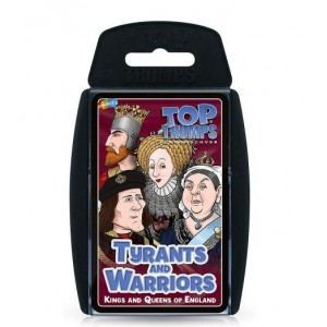 Top Trumps Tyrant Kings and Warrior Queens Card Game - 1 Unit