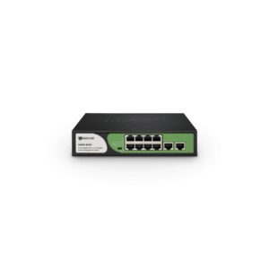 BDCOM 8-Port Gigabit Unmanaged PoE Switch (8-Port PoE + 2-Port Gigabit RJ45) 90W PoE Budget