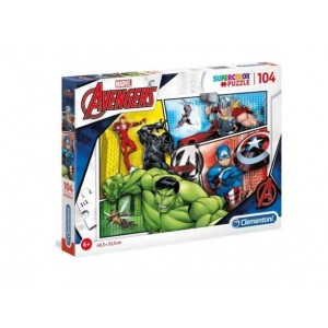 Clementoni 104 Piece Puzzle - Marvel Avengers  - 1 Unit