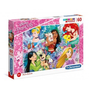 Clementoni 60 Piece Puzzle Princess - 6 Pack