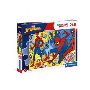 Clementoni 24 Pieces Puzzle - Maxi Marvel Spiderman - 1 Unit